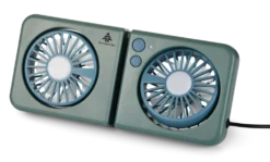 Woods™ Oroshi Battery-Powered Compact Camping Tent Fan & Tent Light W/ Power Bank