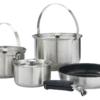 Woods™ Viand Stainless Steel Camping Pot Set, 4-pc