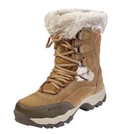 Woods Women's Whistler Insulated Leather Winter Snow Boots Waterproof Anti-Slip, Honey