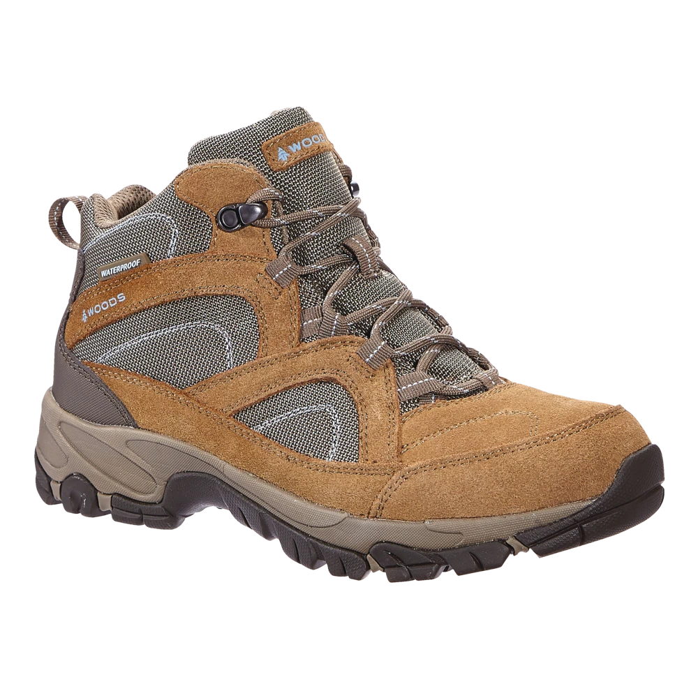 Woods™ Women's Meru Mid-Cut Waterproof Hiking Boots, Taupe